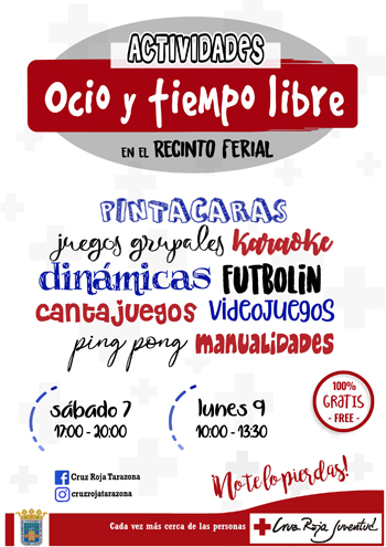 Actividades de ocio y tiempo libre en el Recinto Ferial