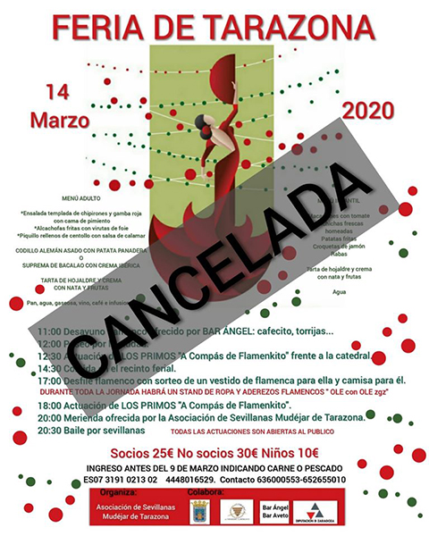 CANCELADA - XV FERIA DE ABRIL EN TARAZONA