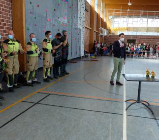 Inauguración del rocódromo en el Polideportivo Municipal de Tarazona