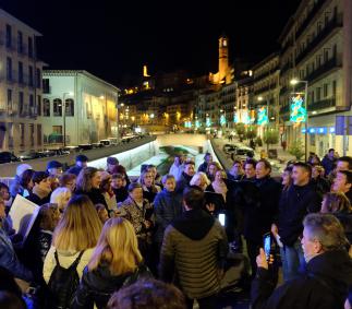 Tarazona da comienzo a la Navidad con el encendido de sus luces 