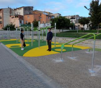 El Ayuntamiento de Tarazona instala dos parques de calistenia 