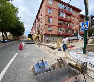  Terminada la Fase I de la renovación de abastecimiento  en Avenida Navarra