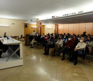 Presentación del acto “Quitamiedos” de la Universidad de la Experiencia en Tarazona
