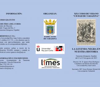  Un curso de verano analiza en Tarazona, la leyenda negra en nuestra historia