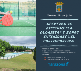 Reserva Online Piscinas y Exteriores Polideportivo