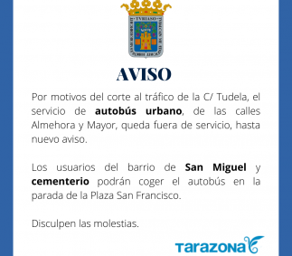 Cambio de paradas del bus urbano