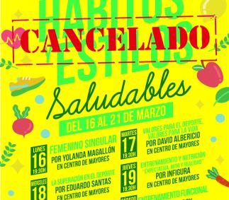 Canceladas Jornadas "Hábitos y estilos Saludables" - Tarazona