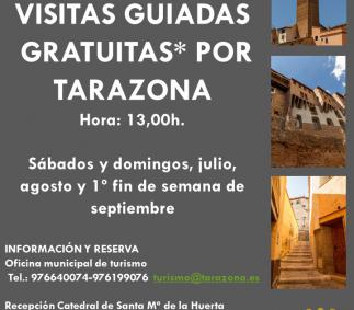 VISITAS GUIADAS GRATUITAS POR TARAZONA