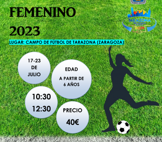 Campus Fútbol Femenino 2023 Tarazona