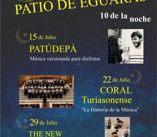 Noches de música en julio en el Patio de Eguarás