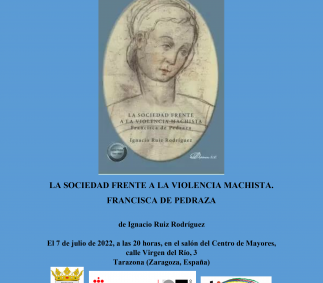 Presentación del libro - La Sociedad Frente a la Violencia Machista, Francisca de Pedraza