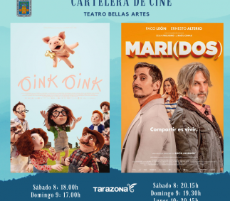 Cartelera de cine en Tarazona