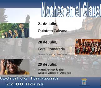concierto, catedral, noche