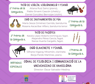  II Concurso de Música de Cámara del Conservatorio "Ciudad de Tarazona"
