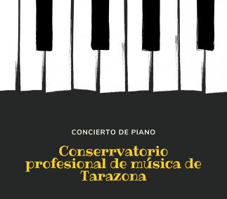 Concierto de piano conservatorio profesional de musica en Tarazona