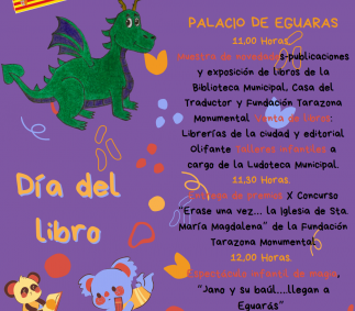 Patio del Palacio de Eguarás Sábado, 23 de abril - día del libro