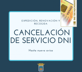 Ayuntamiento de Tarazona -  Se cancela la expedición, renovación y recogida de DNI, hasta nuevo aviso.