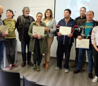 Los alumnos del IV Curso de Jardinería reciben sus diplomas