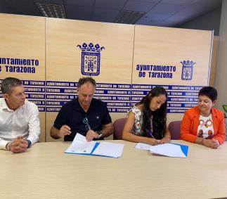 Firma de convenio con la Asociación de Comerciantes ACT