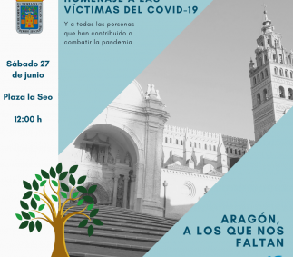 Homenaje a las víctimas del COVID-19