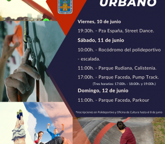 Abierto el plazo para inscripción en las II Jornadas de Deporte Urbano