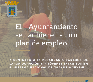   El Ayuntamiento contrata a 12 personas al adherirse a un plan de empleo con el INAEM