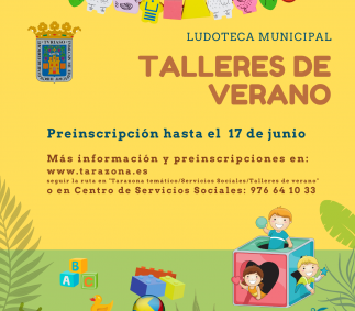 Talleres de verano 2021 - Tarazona