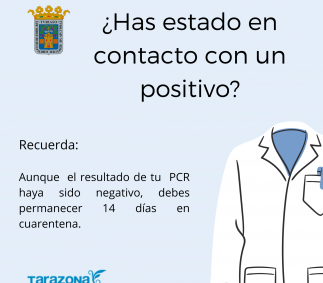 ¿Has entrado en contacto con un positivo?