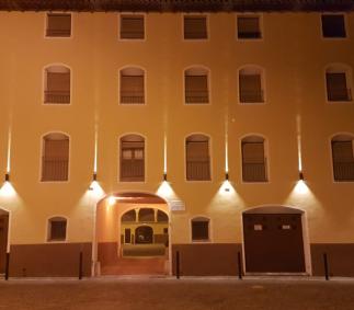 Encendido del nuevo alumbrado exterior ornamental de la Plaza de Toros Vieja