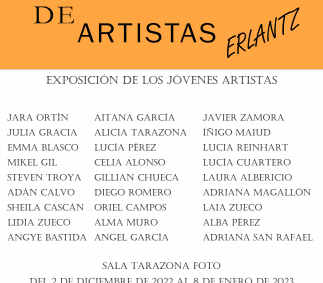 Exposición de los Jóvenes Artistas Atelier - Tarazona