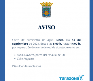 CORTE DE SUMNISITRO DE AGUA