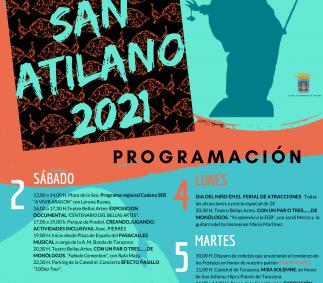 Presentación del cartel de actividades culturales de San Atilano