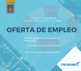 proceso selectivo bolsa de empleo socorrista Ayuntamiento de Tarazona