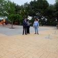 El Consistorio instala un nuevo pavimento en el parque de Tórtoles