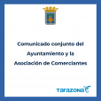 Comunicado conjunto Ayuntamiento y Asociación de Comerciantes