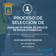 Proceso de selección de bolsa de empleo de Auxiliares de Hogar de Servicio de Ayuda a Domicilio Tarazona