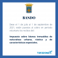 Bando - Cobro Impuesto Sobre Bienes Inmuebles