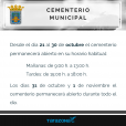 Cementerio festividad de "Todos los Santos" 2021