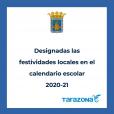 Designados los días festivos en el calendario escolar 2020-21