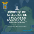 Proceso de selección de 6 plazas de Policía Local en Tarazona