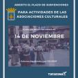 Subvenciones para Actividades de las Asociaciones Culturales